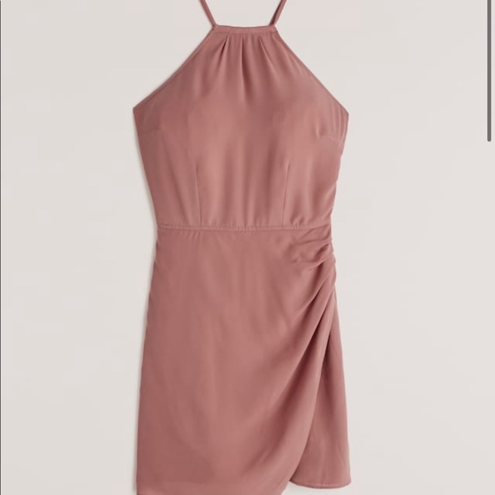 Light pink halter dress Abercrombie